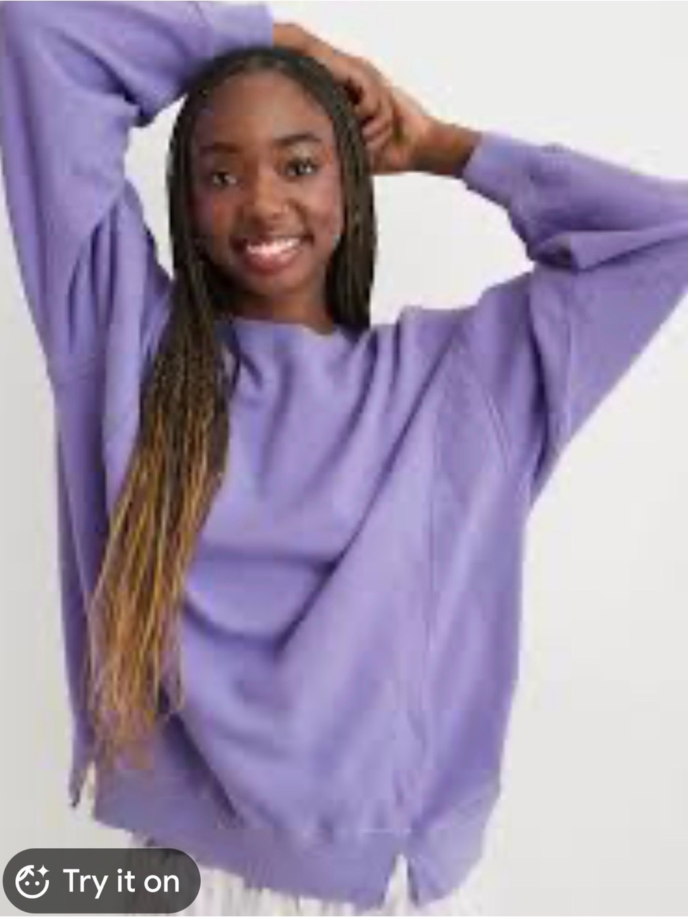 Aerie Lilac Crewneck Sweatshirt
